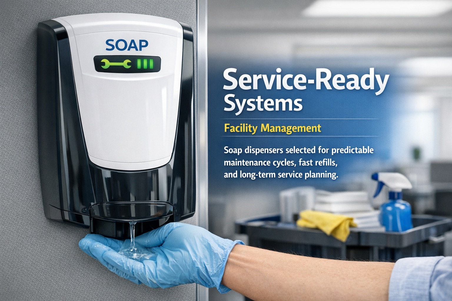 Service Ready Office Soap Dispenser